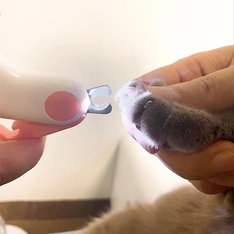 led light cat dog nail clipper cutter professional pet claw trimmer with safety lock puppy kitten animals care grooming tool kit led light cat dog nail clipper cutter professional pet claw trimmer with safety lock puppy kitten animals care grooming tool kit