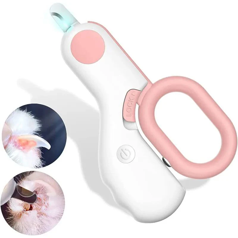 led light cat dog nail clipper cutter professional pet claw trimmer with safety lock puppy kitten animals care grooming tool kit led light cat dog nail clipper cutter professional pet claw trimmer with safety lock puppy kitten animals care grooming tool kit