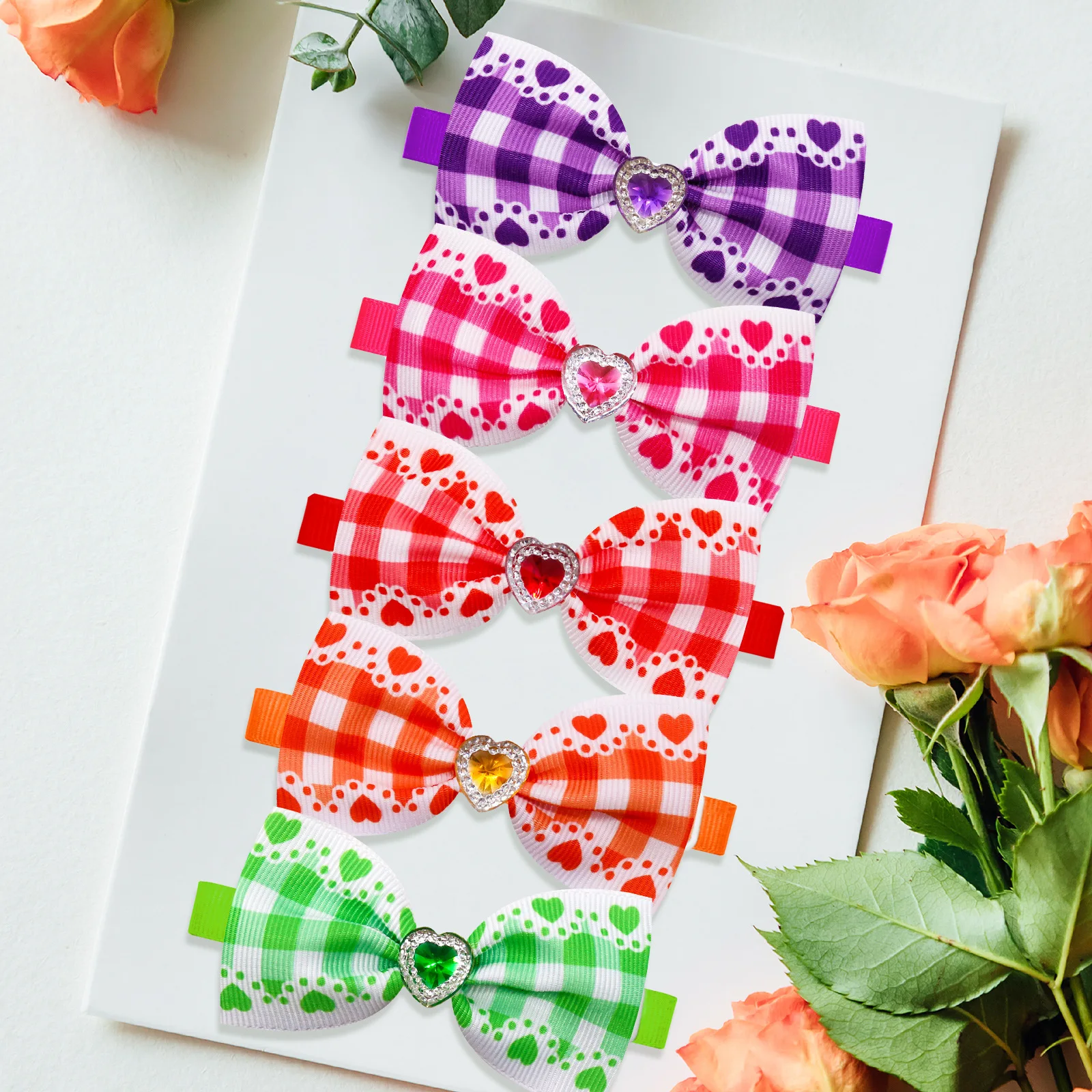 pet plaid love diamond bow tie collar fashion pet supplies universal accessories for dogs and cats pet plaid love diamond bow tie collar fashion pet supplies universal accessories for dogs and cats