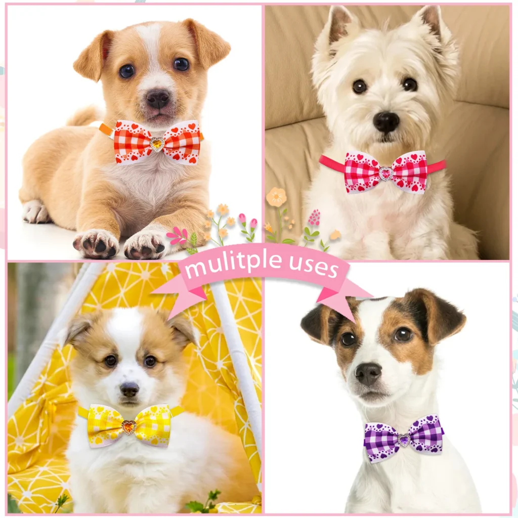 pet plaid love diamond bow tie collar fashion pet supplies universal accessories for dogs and cats pet plaid love diamond bow tie collar fashion pet supplies universal accessories for dogs and cats