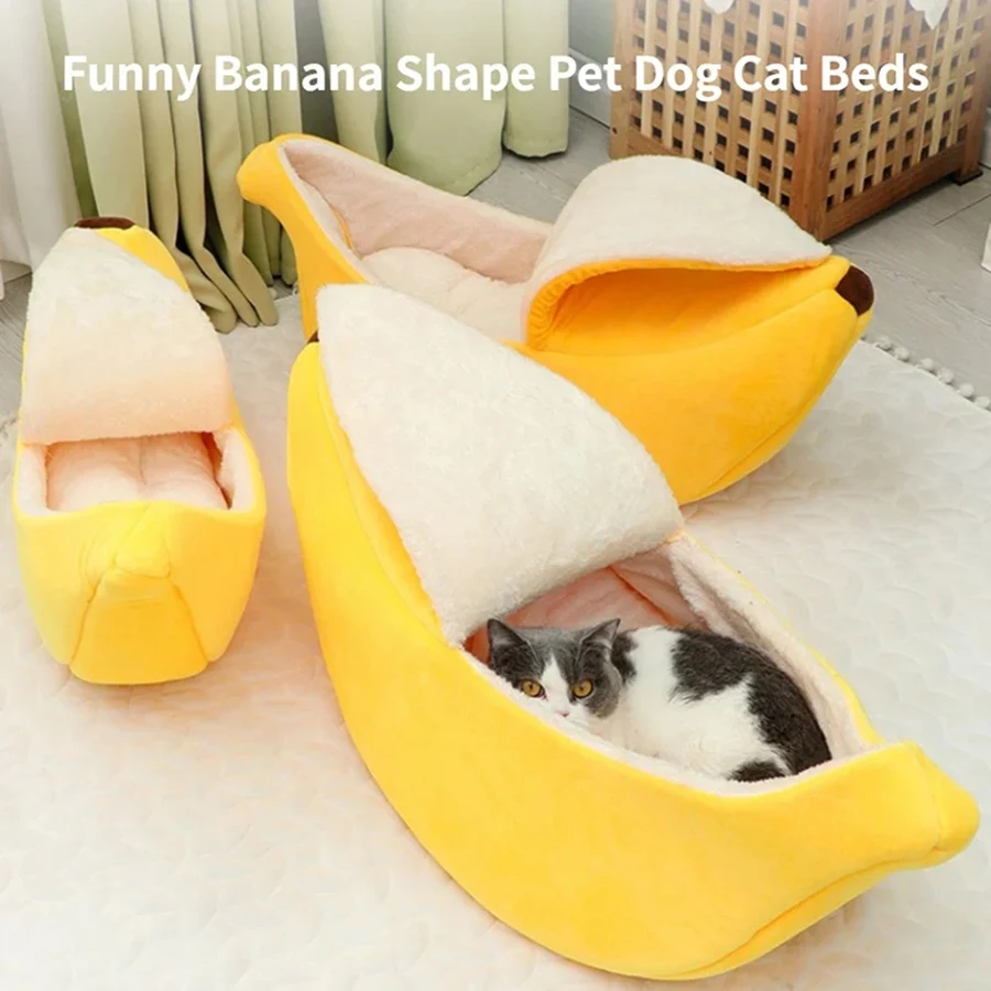 pet banana cat bed house funny cute cozy cat mat beds warm durable portable pet basket kennel dog cushion cat supplie multicolor pet banana cat bed house funny cute cozy cat mat beds warm durable portable pet basket kennel dog cushion cat supplie multicolor