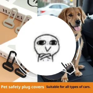 5pcs thick pet seat belt adapters seat belt clip seatbelt lock buckle plug car metal clips for pet leashes car accessories