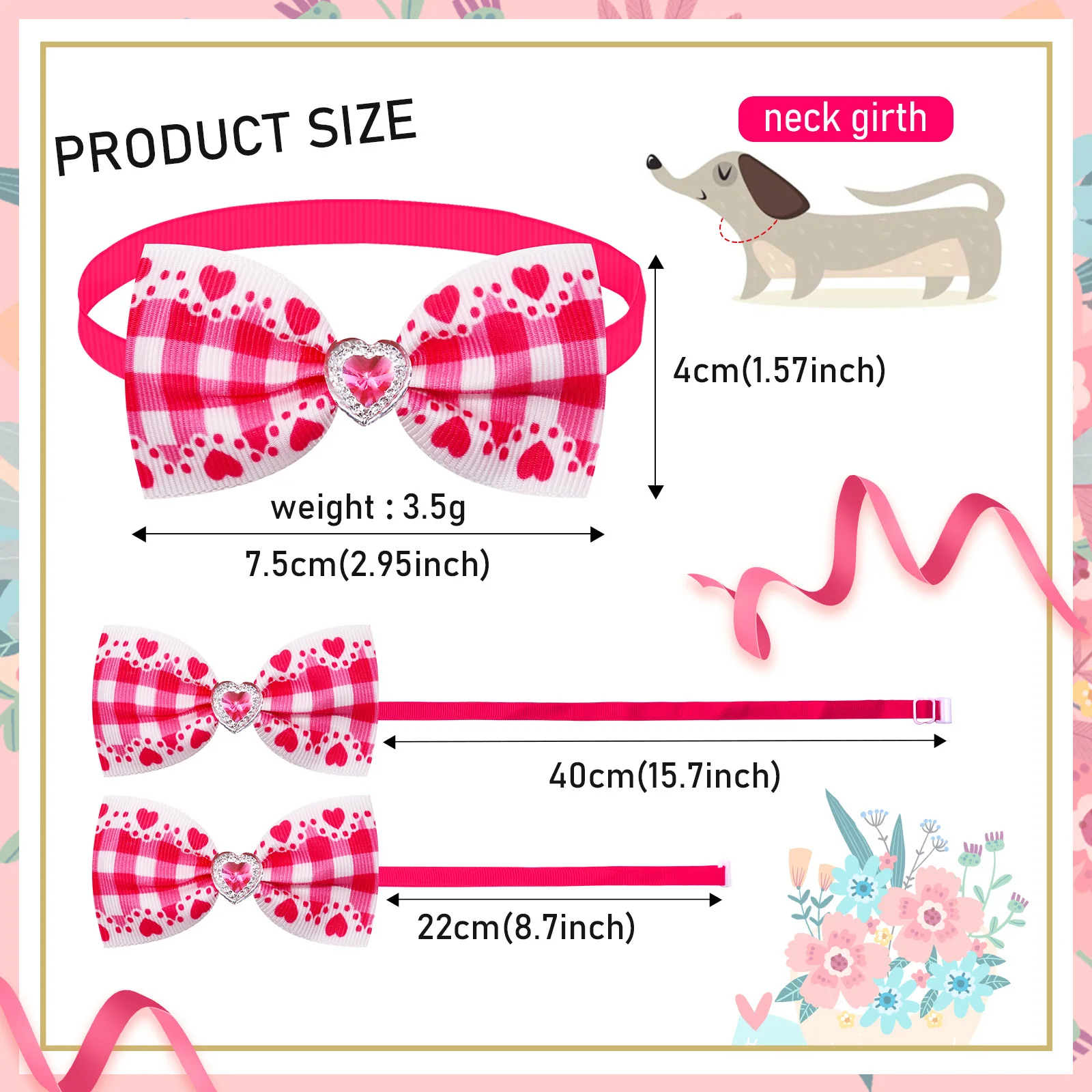 pet plaid love diamond bow tie collar fashion pet supplies universal accessories for dogs and cats pet plaid love diamond bow tie collar fashion pet supplies universal accessories for dogs and cats
