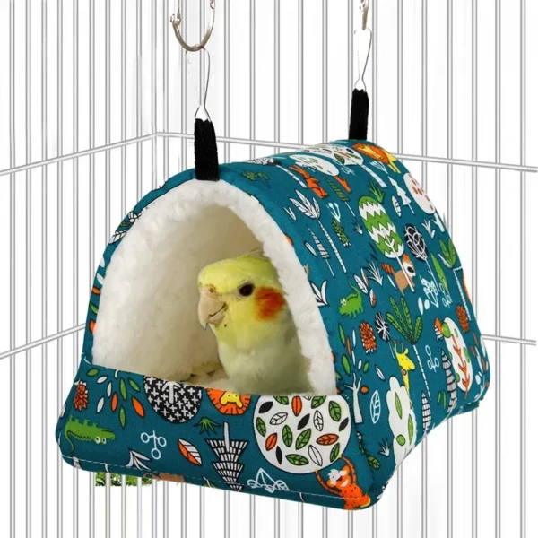 1pc cute print small animal sleeping bed pet hanging cage